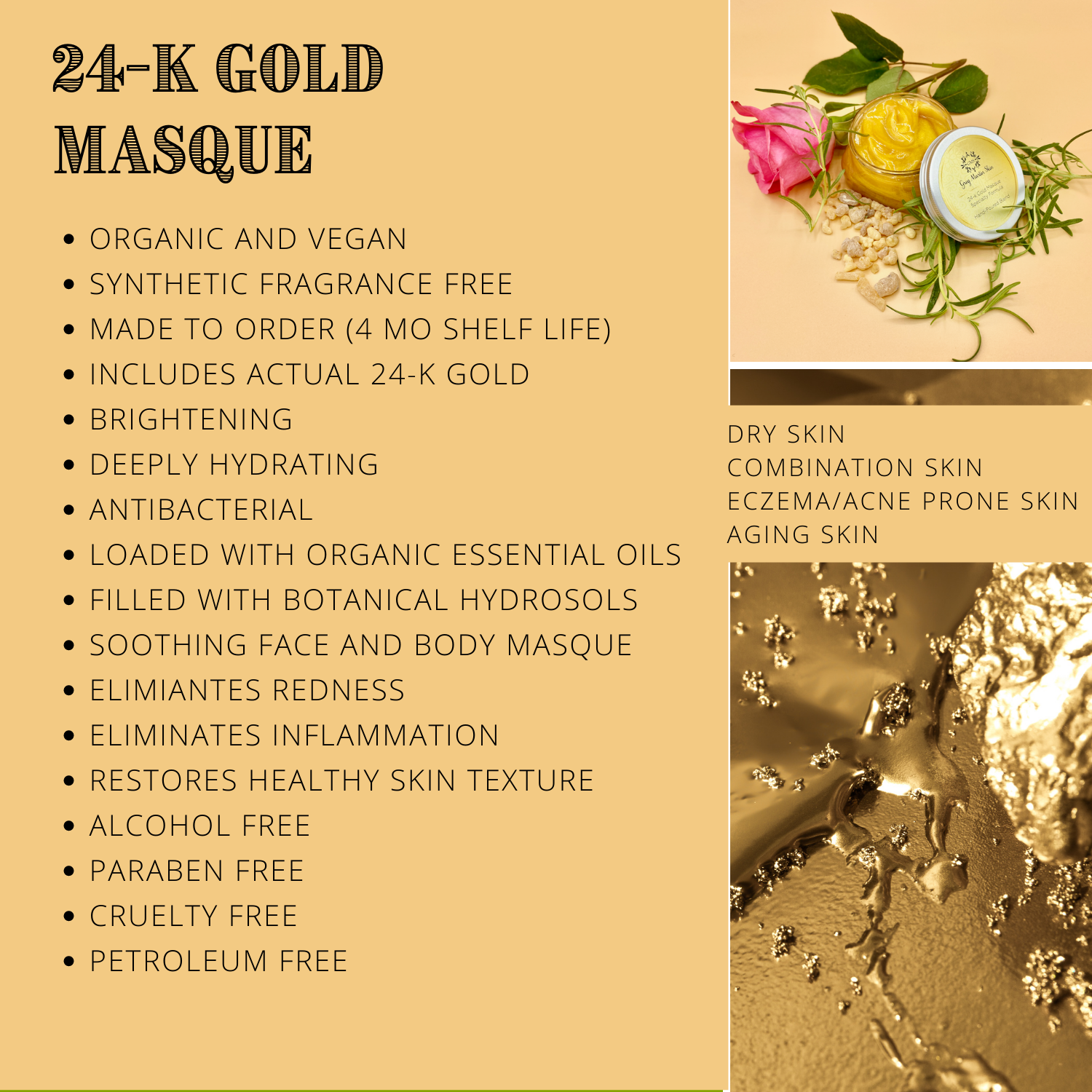 24-k Gold Masque | Greg Martin Skin®